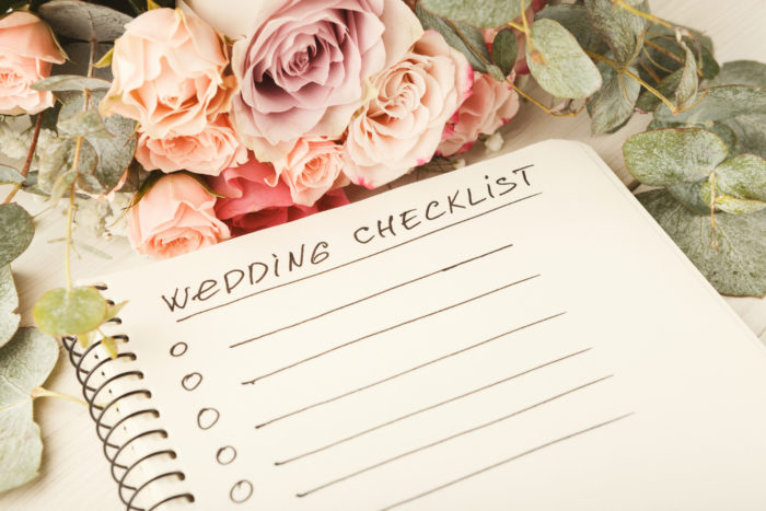 wedding day checklist