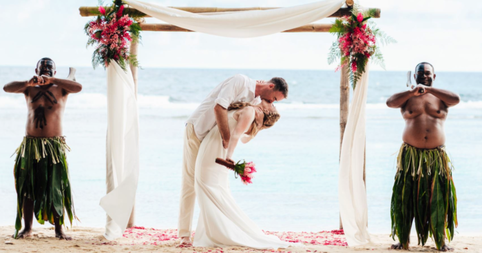 free wedding through savasi island resort in Fiji