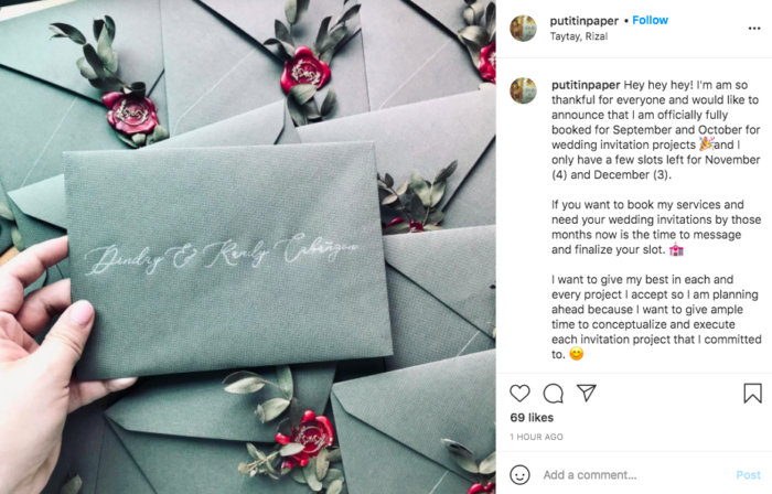 sending wedding invitations post