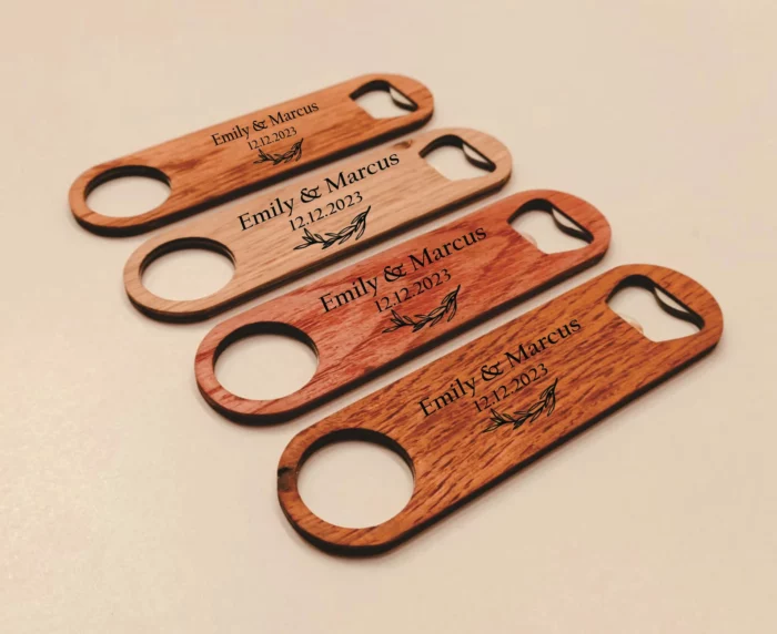 personalized bottle openers as wedding favors